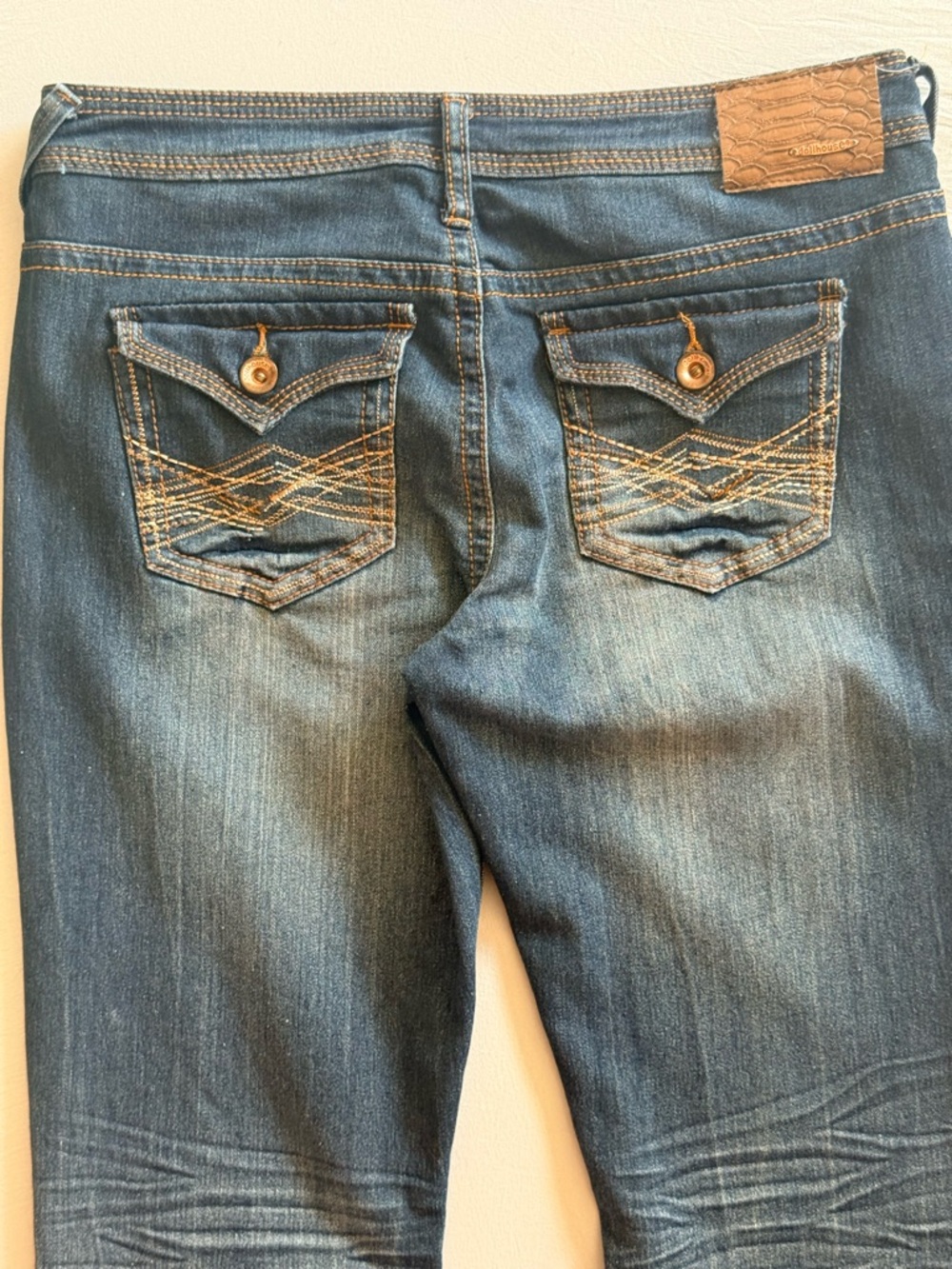 Dollhouse Dark Blue Flared Jeans - Picture 9 of 11